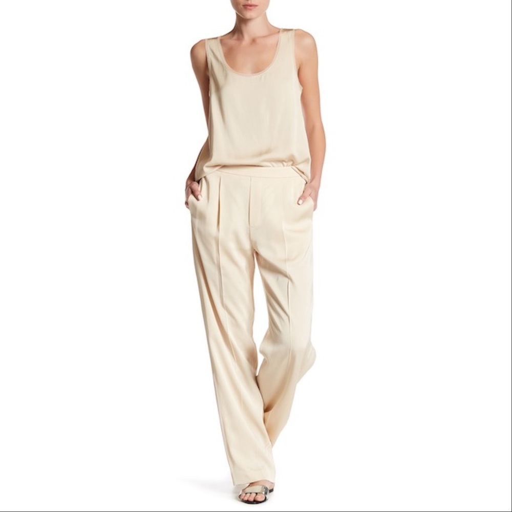 Vince Pleated Pull On Trouser